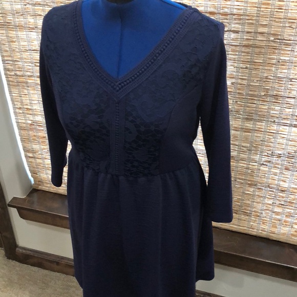 maurices navy blue dress